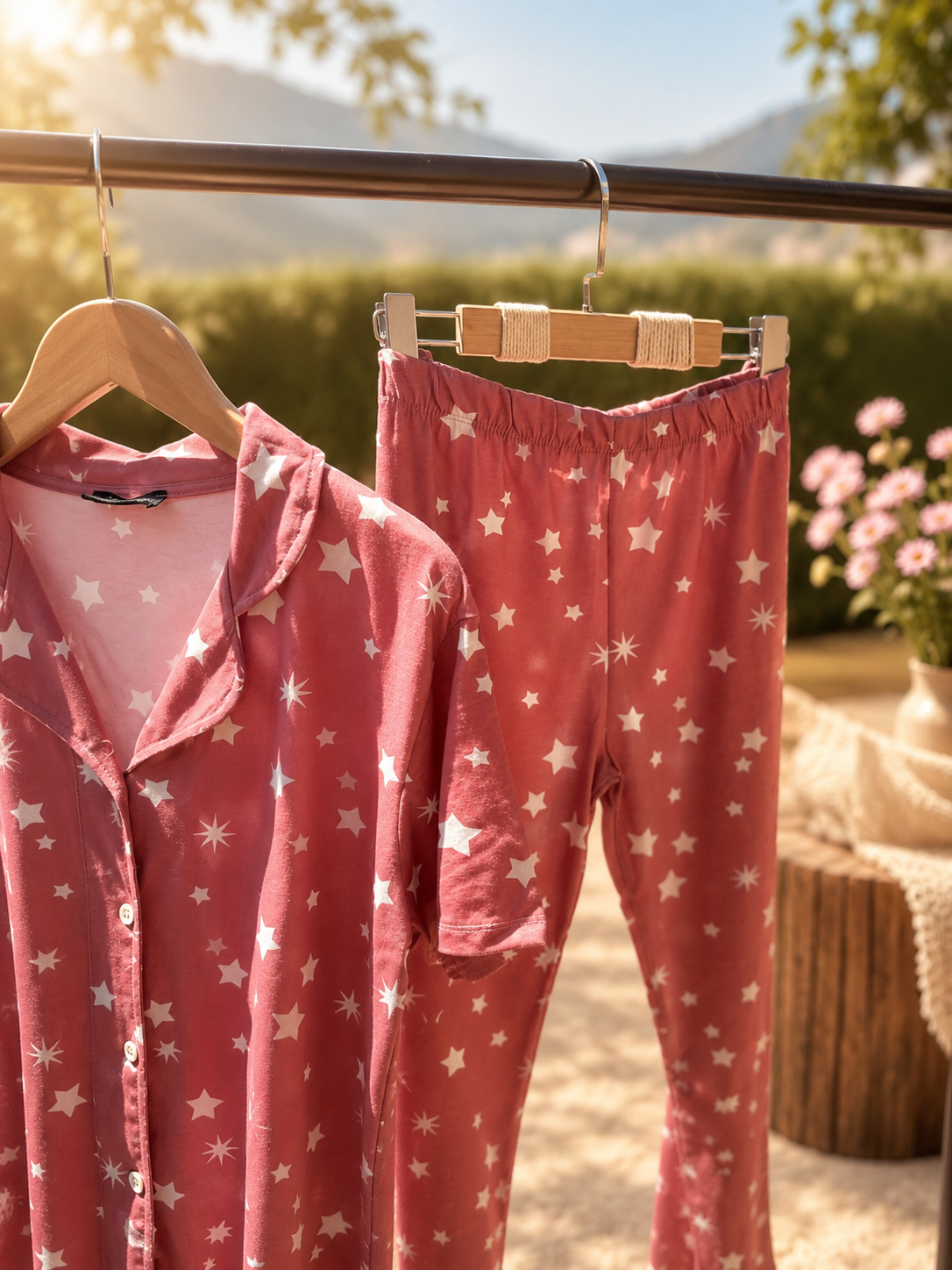 Starlight Rose Cotton Pajama