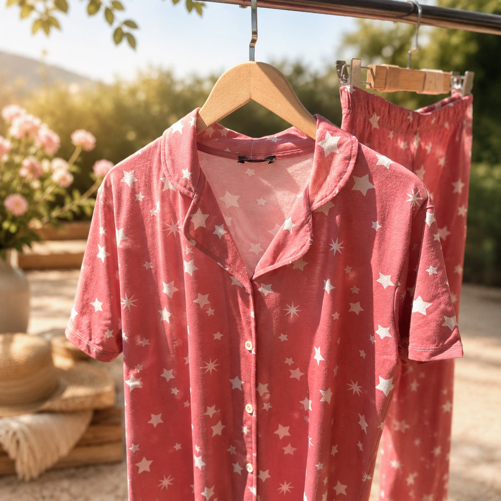 Starlight Rose Cotton Pajama