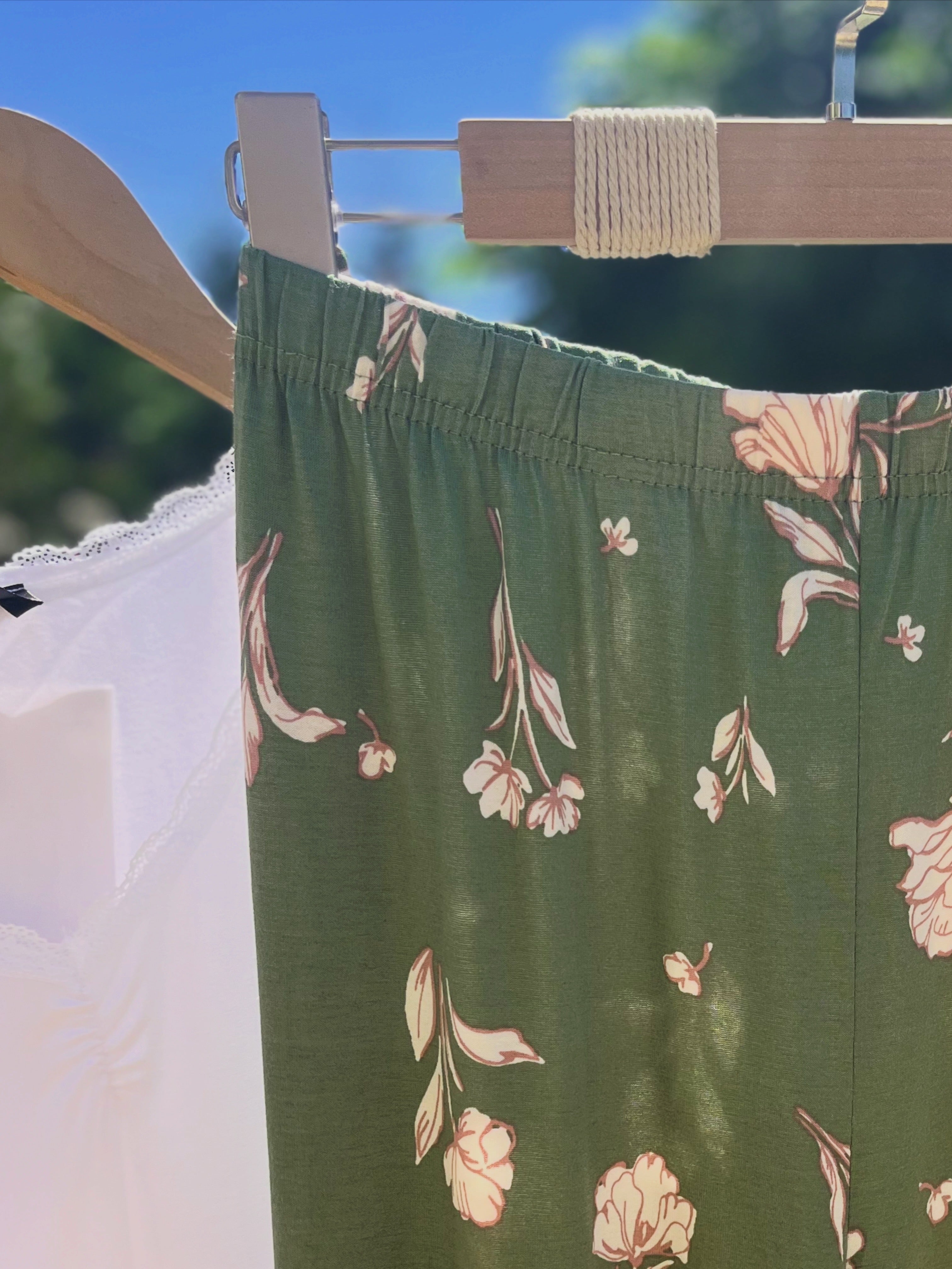 Sage Blossom Pajama Set