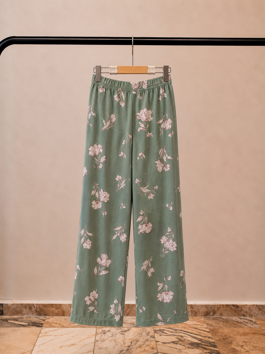 Sage Blossom Pajama Set