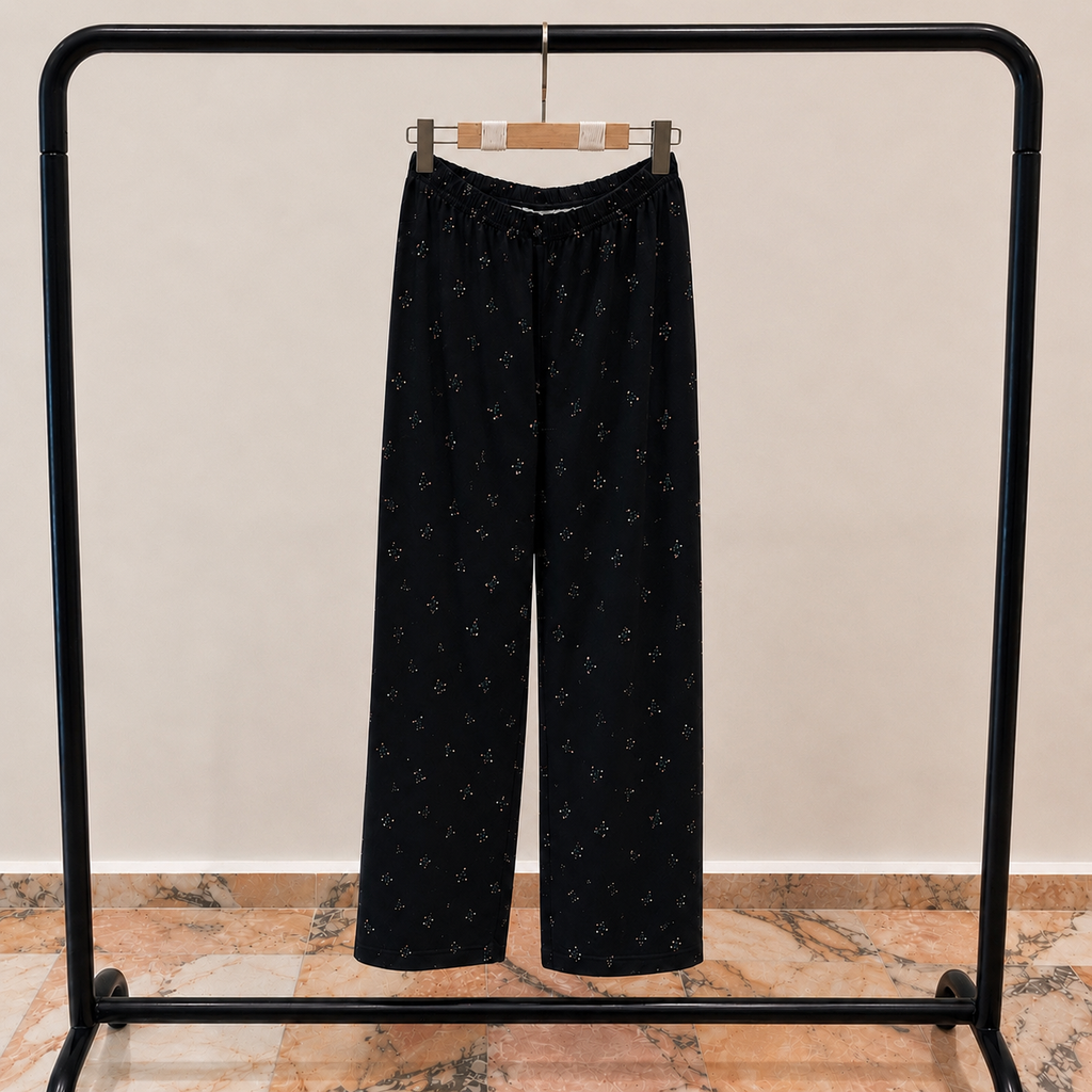 Black Blossom Pajama