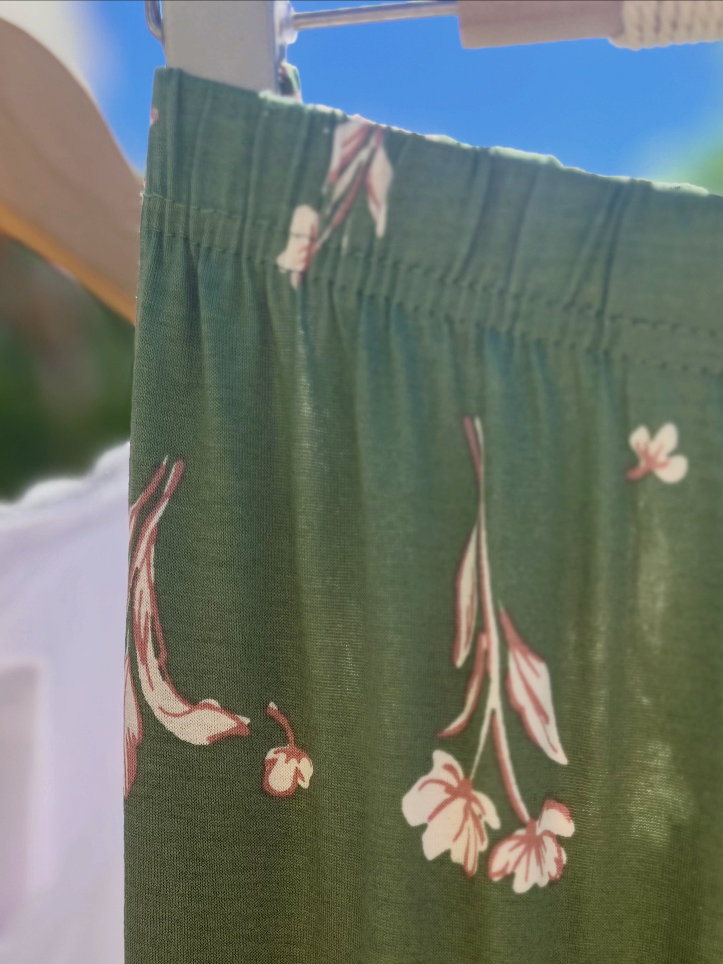 Sage Blossom Pajama Set