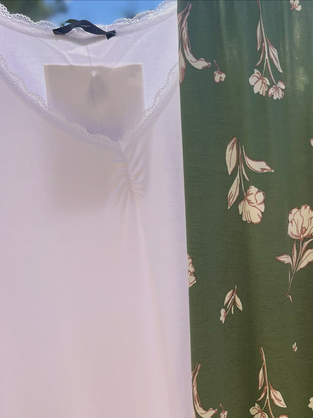 Sage Blossom Pajama Set