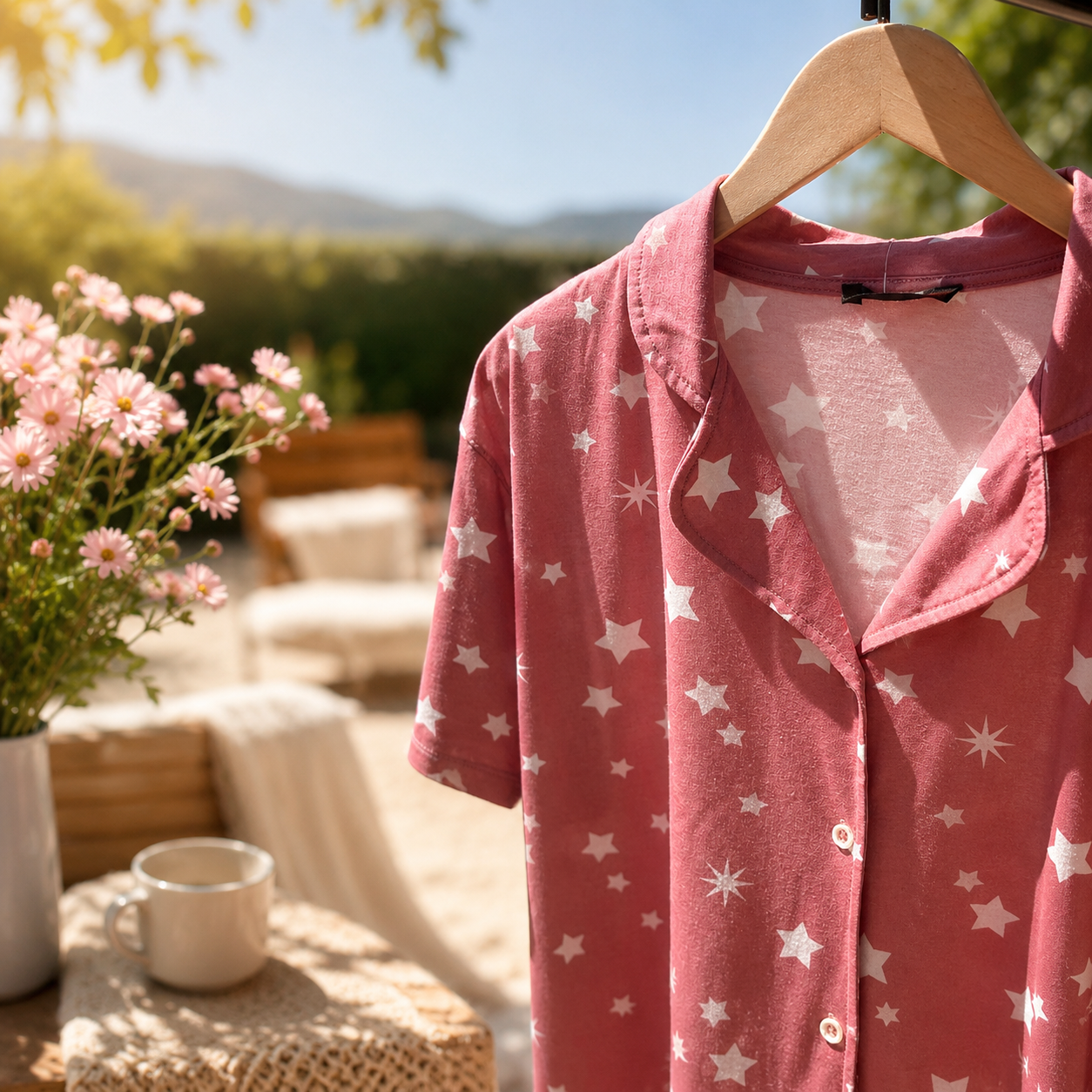 Starlight Rose Cotton Pajama
